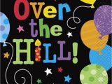 Happy Birthday Over the Hill Quotes Over the Hill Balloon Beverage Napkins 16ct