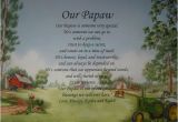 Happy Birthday Papaw Quotes Our Papaw Personalized Poem Birthday Christmas or Fathers