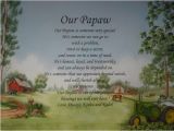 Happy Birthday Papaw Quotes Our Papaw Personalized Poem Birthday Christmas or Fathers