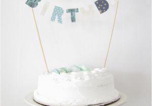 Happy Birthday Pennant Banner Cake topper Happy Birthday Cake topper Cake Banner Cake Bunting
