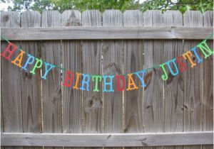Happy Birthday Photo Banner Apps Personalized Happy Birthday Banner Made to order