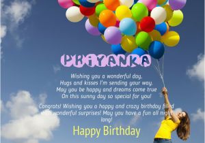Happy Birthday Priyanka Quotes Birthday Congratulations for Priyanka