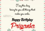 Happy Birthday Priyanka Quotes Happy Birthday Priyanka