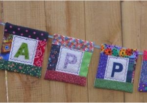 Happy Birthday Quilt Banner A Happy Birthday Quilt Banner Small Quilting Projects