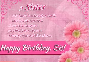 Happy Birthday Quote for A Sister Birthday Poem for Sister Happy Birthday Wishes