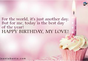 Happy Birthday Quote for Love Happy Birthday My Love Quotes Quotesgram