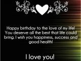 Happy Birthday Quote for Love I Love You Happy Birthday Quotes and Wishes Hug2love