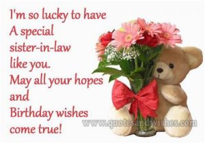 Happy Birthday Quote for Sister In Law Happy Birthday Sister In Law Quote Pictures Photos and