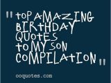 Happy Birthday Quote for son Birthday Quotes for son Quotesgram
