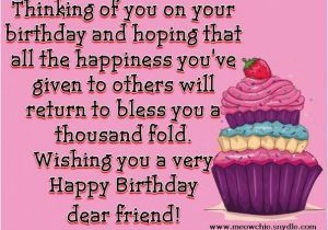 Happy Birthday Quote to A Friend Happy Birthday Quotes and Messages Quotesgram