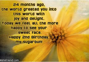 Happy Birthday Quotes for 2 Year Old son 2nd Birthday Wishes