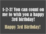 Happy Birthday Quotes for 3 Year Old son Birthday Wishes for Three Year Old Happy Birthday