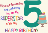 Happy Birthday Quotes for 5 Year Old son Fantastic Five Year Old Free for Kids Ecards Greeting