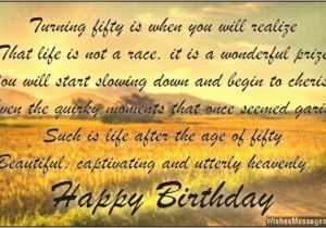 Happy Birthday Quotes for 50 Year Olds 50th Birthday Wishes Quotes and Messages Wishesmessages Com