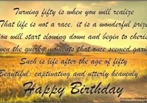 Happy Birthday Quotes for 50 Year Olds 50th Birthday Wishes Quotes and Messages Wishesmessages Com