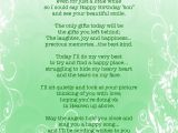 Happy Birthday Quotes for A Friend who Passed Away Birthday Quotes for someone Passed Quotesgram