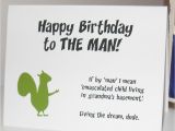 Happy Birthday Quotes for A Guy Friend Funny Squirrel Birthday Card for the Man In Your Life Wg155