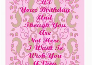 Happy Birthday Quotes for A Mother who Has Passed Away Birthday Quotes for Mom who Died Quotesgram