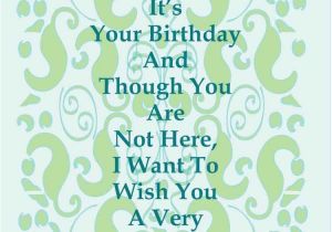 Happy Birthday Quotes for A Mother who Has Passed Away Happy Birthday Quotes for Mom that Has Passed Away Image