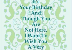 Happy Birthday Quotes for A Mother who Has Passed Away Happy Birthday Quotes for Mom that Has Passed Away Image