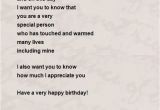 Happy Birthday Quotes for A Special Person Happy Birthday to A Very Special Person Poem by Damn Angel