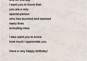 Happy Birthday Quotes for A Special Person Happy Birthday to A Very Special Person Poem by Damn Angel