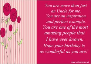 Happy Birthday Quotes for An Uncle Happy Birthday Uncle Quotes Quotesgram