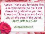 Happy Birthday Quotes for Aunty Happy Birthday Auntie Wishes Quotes 2happybirthday