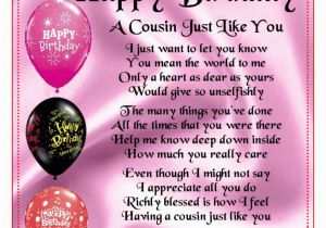 Happy Birthday Quotes for Cousin Sister Happy Birthday Poems for My Cousin 12 Happy Birthday
