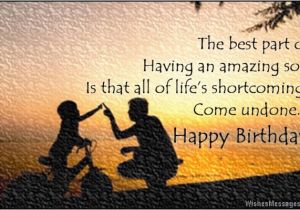 Happy Birthday Quotes for Dad From son Birthday Wishes for son Quotes and Messages