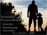 Happy Birthday Quotes for Dad From son Happy Birthday Greetings for son Birthday Wishes Messages