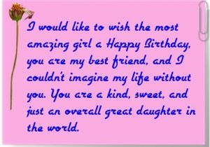 Happy Birthday Quotes for Daughter From A Mother Happy Birthday Quotes for Daughter From Mom Love You