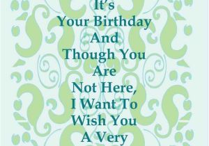 Happy Birthday Quotes for Deceased Deceased Mom Quotes Quotesgram