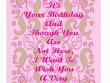 Happy Birthday Quotes for Deceased Mother Items Similar to Happy Birthday Card to A Deceased Mom On Etsy