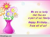 Happy Birthday Quotes for Family Members for A Special Family Member Free Extended Family Ecards