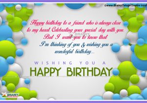 Happy Birthday Quotes for Friend In English Friend Birthday Quotes and Messages In English Language