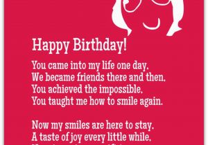 Happy Birthday Quotes for Friends Cute Birthday Poem for Best Friend Birthdaywishings Com