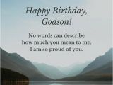 Happy Birthday Quotes for Godson Birthday Wishes for Your Godson