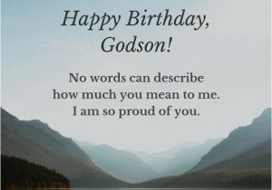 Happy Birthday Quotes for Godson Birthday Wishes for Your Godson