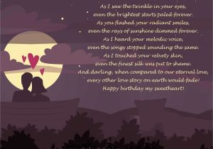 Happy Birthday Quotes for Him Romantic Romantic Happy Birthday Poems for Her for Girlfriend or