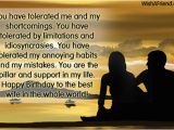 Happy Birthday Quotes for Husband From Wife Birthday Wishes for Wife