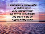 Happy Birthday Quotes for Mentor Happy Birthday Wishes for Teacher Occasions Messages