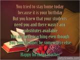 Happy Birthday Quotes for My Teacher Birthday Poems for Teacher