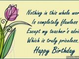 Happy Birthday Quotes for My Teacher Birthday Quotes for Teachers Quotesgram