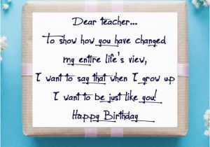 Happy Birthday Quotes for My Teacher Birthday Wishes for Teachers Quotes and Messages