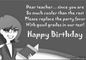 Happy Birthday Quotes for My Teacher Birthday Wishes for Teachers Quotes and Messages
