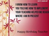 Happy Birthday Quotes for My Teacher Happy Wishes Quotes Images Memes Messages