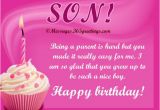 Happy Birthday Quotes for Parents Birthday Quotes for A son From His Mother Image Quotes at