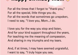 Happy Birthday Quotes for son From Mom Happy Birthday Mom Quotes