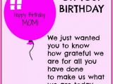 Happy Birthday Quotes for son From Mother Happy Birthday Mom Quotes Birthday Quotes for Mother